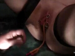 testing a pierced submissive pussy - Bdsm