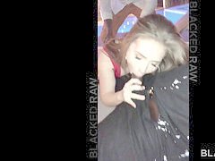 BLACKEDRAW enormous jug white dame gets double teamed by BBCs