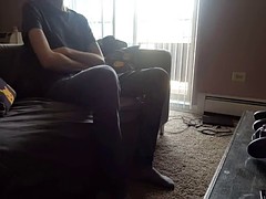 Braunhaarige, Freundin, Hintern versohlen