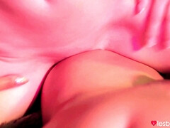 Brunette brune, Tchèque, Embrassement, Lesbienne, Seins naturels, Piercing, Chatte, Nénés