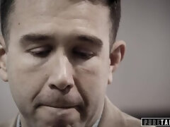 Sucer une bite, Brunette brune, Gorge profonde, Queue, En levrette, Seins naturels, Chatte, Rugueux