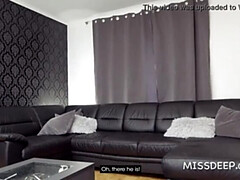 Leie, Grosse titten, Blondine, Blasen, Deutsch, Pov, Rau, Titten