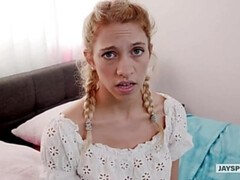 18 ans, Grosse bite, Blonde, Sucer une bite, Fille, Hd, Petite femme, Adolescente