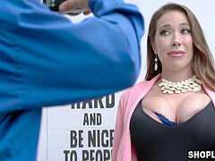 Mylf, shoplyfter, office