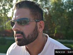 ROCCO SIFFREDI - Babe Alice Drake vs. 3 Monster Cocks