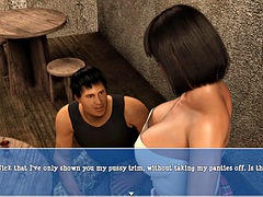 Dreidimensional, Leie, Grosse titten, Paar, Gehörnter ehemann, Hausfrau, Öffentlich, Titten