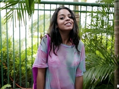 Amerikanisch, Arsch, Schwarz, Blasen, Latina, Natürlichen titten, Öffentlich, Titten