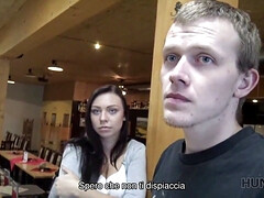 Watch how this young and horny guy gets to watch his simpatica girlfriend get picked up & fucked in POV