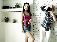 Anie Darling & Jenny Manson Redolence - brunette vs redhead in shower - erotic lesbian sex