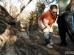 Arsch, Grosser arsch, Grosser schwanz, Blasen, Spermaladung, Hundestellung, Milf, Im freien