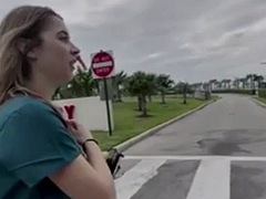 Amateur, Chica, Verga grande, Rubia, Corridas, Interracial, Público, Puta