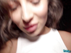 Incroyable, Cul, Sucer une bite, Brunette brune, Dingue, Seins naturels, Pov, Mouillée