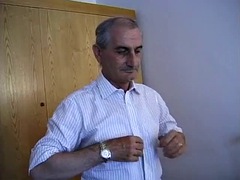 Horny old man with a hard cock fucking an incredible French woman