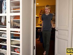 Karina Lustful gets a new experience with her stepbrother in hot brunette teen sex video