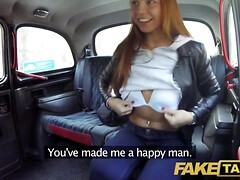 Ornella Morgan caught in the act by fake taxi driver and gets drilled hard in POV