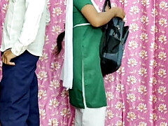 Desi School Girl Fucks Stepbrother on Rakshabandhan - Homemade Indian Sex with Puja