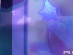 Tetas grandes, Rubia, Masturbación, Ducha, Flaco, Mojado