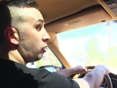 Жопа, Минет, Брюнетки, В машине, Милф