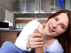 Большой член, Большие сиськи, Сперма на лице, На кухне, Натуральные, От первого лица, Наездница, Бритые