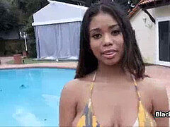 Black, squirted, inexperienced