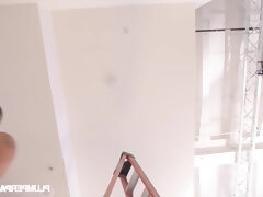 Sucer une bite, Brunette brune, Plantureuse, Rondelette, Tir de sperme, Mère que j'aimerais baiser, Branlette espagnole, Nénés