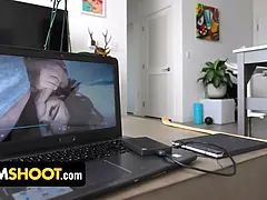 Momshoot - enormous butted cougar Demi Diveena cheats on her hubby with the dude next door full movie