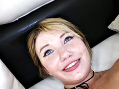 Freckled Teen Tryout