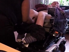 Old video of disabled guy being helped