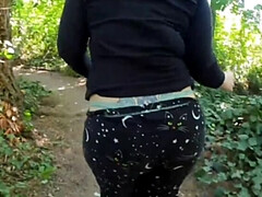 Step Mom Fat Ass Pantsing Nature