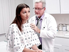 Spicy young babe Maya Woulfe is fucking with an old doctor