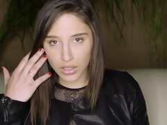 Abella Danger get choked and slapped in a rough fuck session