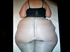 hot cum tribute on this big round bubble butt Bbw l