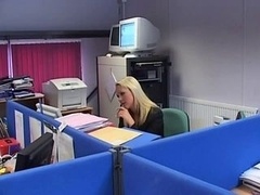 British Whore Jane Berry gets fucked in the office