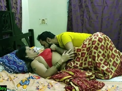 Indian xxx sexy Milf aunty secret sex with son in law!! Real Homemade sex