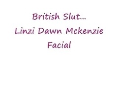 British Linzi Dawn Facial Cumsho