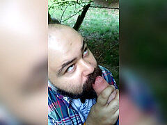 OUTDOOR blow-job 4 uncircumcised BWC