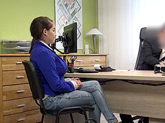 Blowjob office new, office new, czech casting new