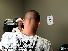 Blasen, Braunhaarige, Hd, Natürlich, Natürlichen titten, Krankenschwester, Sperma, Ablutschen