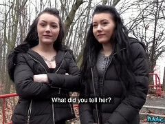 素人, ベッドルーム, 黒人, フェラチオ, ジーンズ, アウトドア, 公共, オッパイの