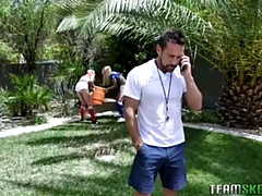 Глубокая глотка, Сперма на лице, Пальцем, Хд, Душ, Тату, Молоденькие, Втроем