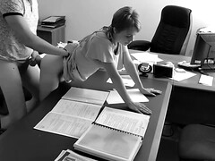 Sexo en la oficina con la secretaria