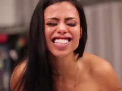 デカ尻, 黒人, フェラチオ, ハードコア, 異人種間, ラティーナ, なめる, オマンコ