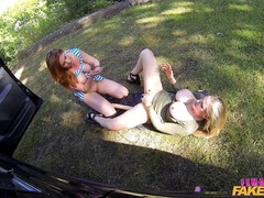 Amateur, Engañando, Consolador, Lesbiana, Lamidas, Al aire libre, Coño, Juguetes
