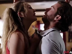 Anal, Brunette brune, Tir de sperme, Gorge profonde, Doigter, Léchez, Seins naturels, Rugueux