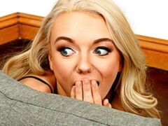 Blondine, Blasen, Hundestellung, Frau frau mann, Handjob, Interrassisch, Jungendliche (18+), Flotter dreier