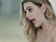 Kenna lets Lana eat out her pink pussy until she cums