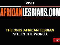 Afrikanisch, Braunhaarige, Klassisch, Fingern, Lesbisch, Natürlich, Muschi, Rasiert