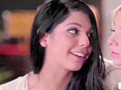 Amerikanisch, Lesbisch, Massage, Titten