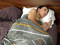 Enthousiasteling, Sperma in mond, Sperma in gezicht, Masturbatie, Rijpe lesbienne, Orgasme, Alleen, Slikken