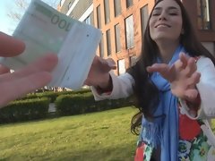 Morena, Pajear, Hd, Dinero, Al aire libre, Pequeña, Pov, Público